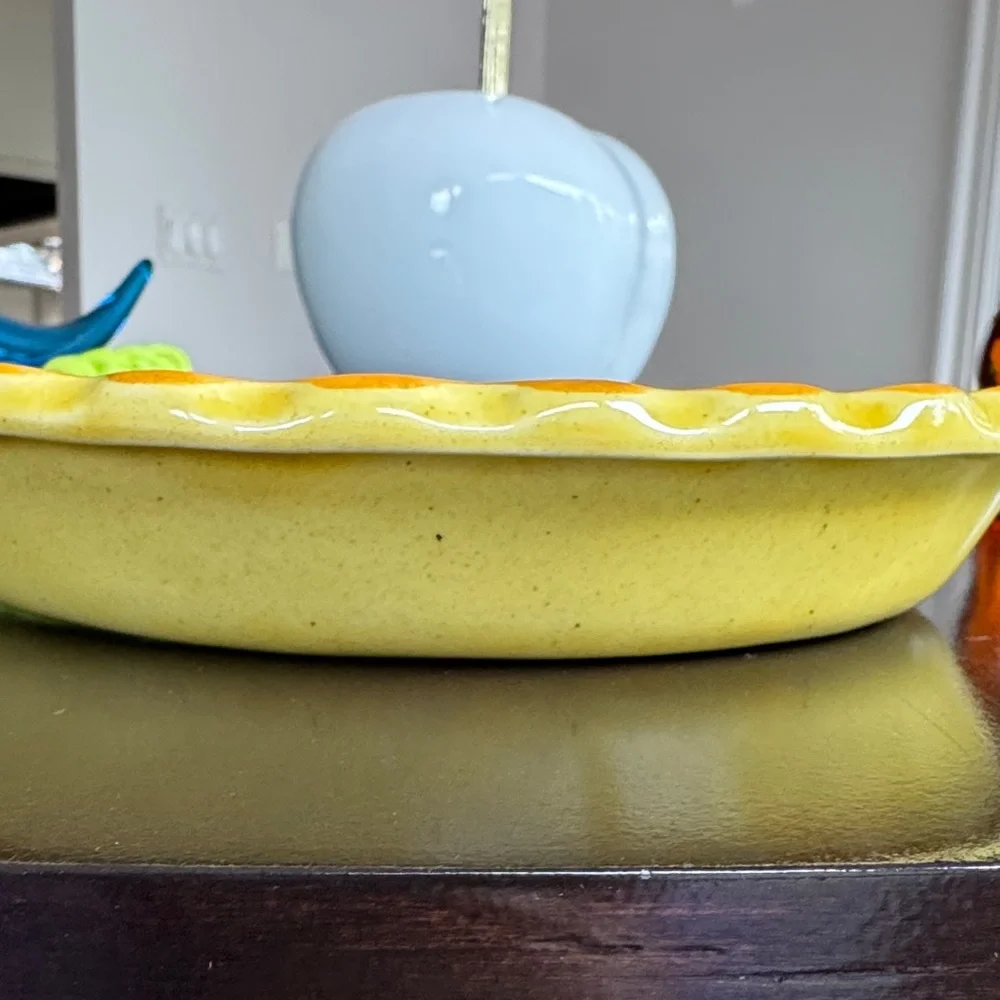 Los Angeles Potteries Pumpkin Pie Dish